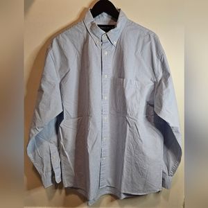 Abercrombie & Fitch Blue White Dots Casual Shirt Mens Medium New with Tag
